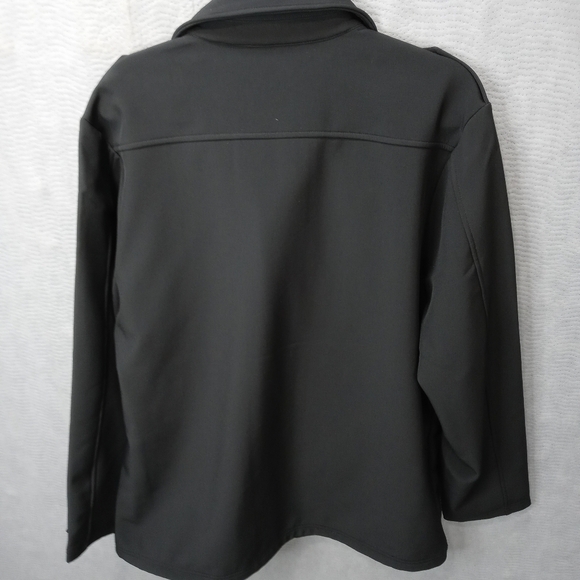 FOSSA Tiburon Polyester Stretch Shell JACKET mens Size XL Black zippered. 'Mark - Picture 6 of 9